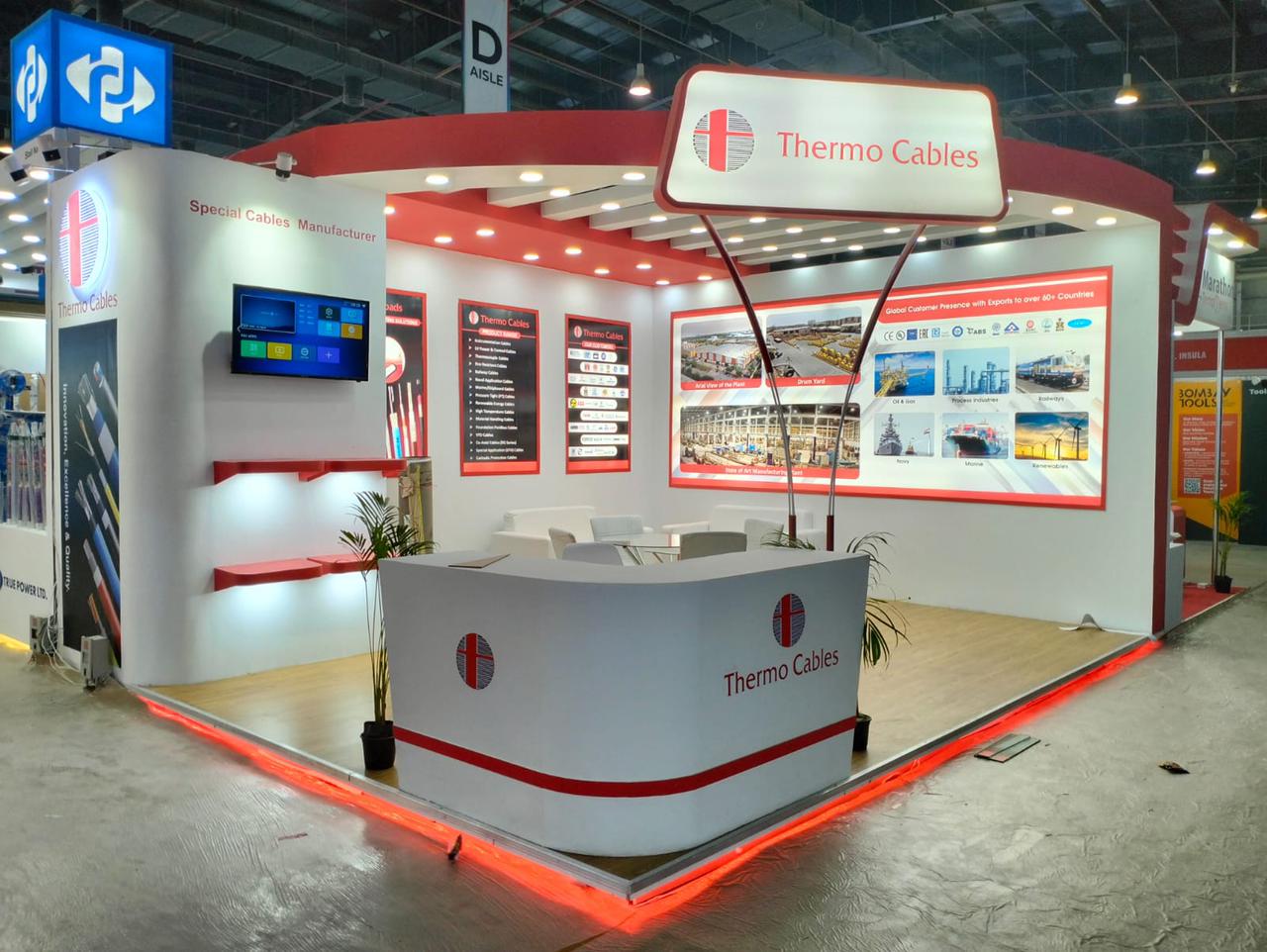 Custom booth design for exhibitions and expos